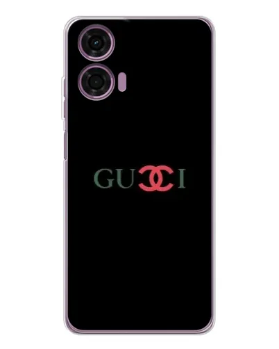 Чехол для Motorola Moto E14 с картинкой «Gucci — красный градиент» Чехол для Motorola Moto E14 с картинкой «Gucci — красный градиент»