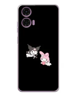 Чохол для Motorola Moto E14 з картинкою «My Melody та Kuromi» Чохол для Motorola Moto E14 з картинкою «My Melody та Kuromi»