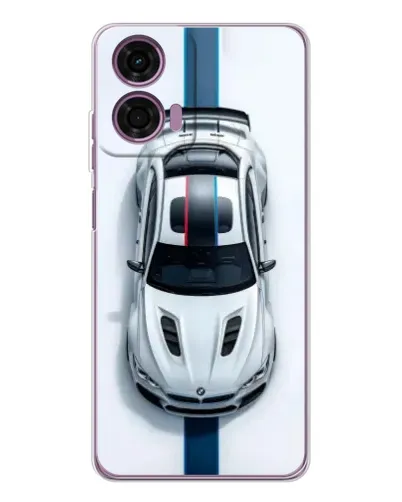 Чехол для Motorola Moto E14 с картинкой «Вид сверху — BMW M»