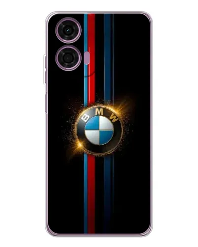 Чехол для Motorola Moto E14 с картинкой «BMW M-Power неон»