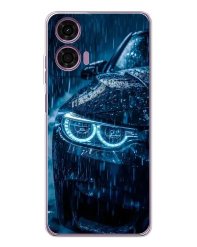Чехол для Motorola Moto E14 с картинкой «BMW под дождем» Чехол для Motorola Moto E14 с картинкой «BMW под дождем»