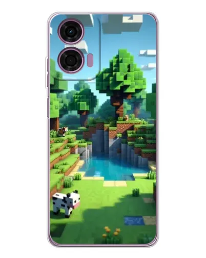 Чехол для Motorola Moto E14 с картинкой «Minecraft летний день» Чехол для Motorola Moto E14 с картинкой «Minecraft летний день»