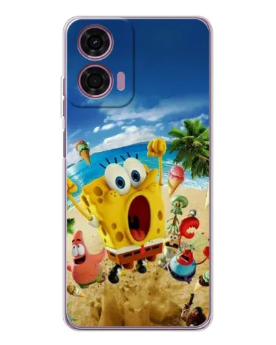 Чехол для Motorola Moto E14 с картинкой «Развлечения на пляже»