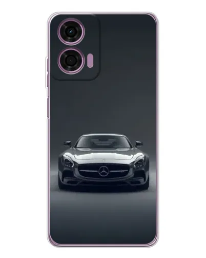 Чехол для Motorola Moto E14 с картинкой «Mercedes на черном» Чехол для Motorola Moto E14 с картинкой «Mercedes на черном»