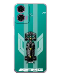 Чехол для Motorola Moto E14 с картинкой «Mercedes AMG Petronas»