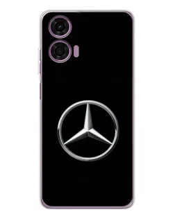 Чехол для Motorola Moto E14 с картинкой «Mercedes классический лого»