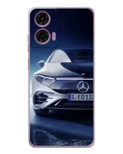 Чехол для Motorola Moto E14 с картинкой «Mercedes EQ — будущее» Чехол для Motorola Moto E14 с картинкой «Mercedes EQ — будущее»