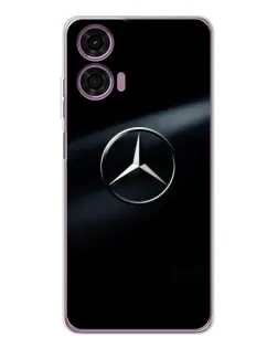 Чохол для Motorola Moto E14 з картинкою «Mercedes на металі»