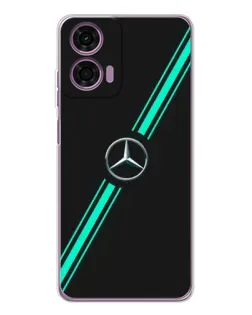 Чохол для Motorola Moto E14 з картинкою «Спортивні лінії Mercedes»