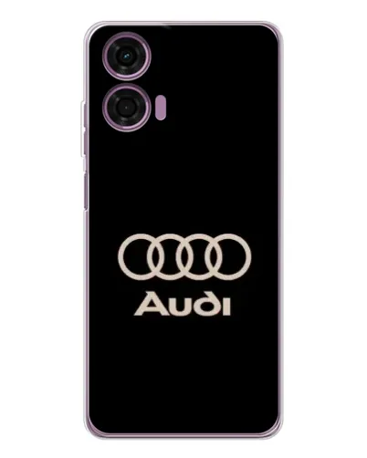 Чехол для Motorola Moto E14 с картинкой «Audi — золотой логотип» Чехол для Motorola Moto E14 с картинкой «Audi — золотой логотип»