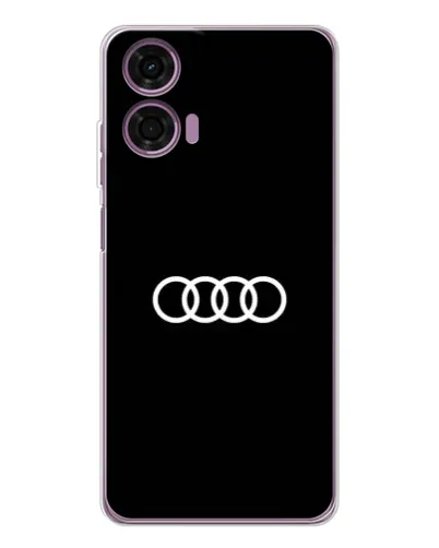Чехол для Motorola Moto E14 с картинкой «Audi White Logo» Чехол для Motorola Moto E14 с картинкой «Audi White Logo»