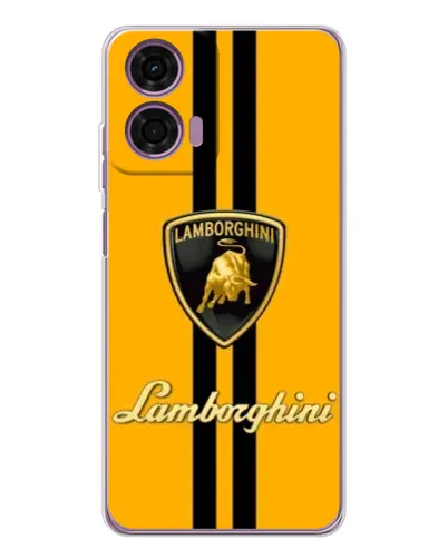 Чехол для Motorola Moto E14 с картинкой «Lamborghini Stripe желтый» Чехол для Motorola Moto E14 с картинкой «Lamborghini Stripe желтый»