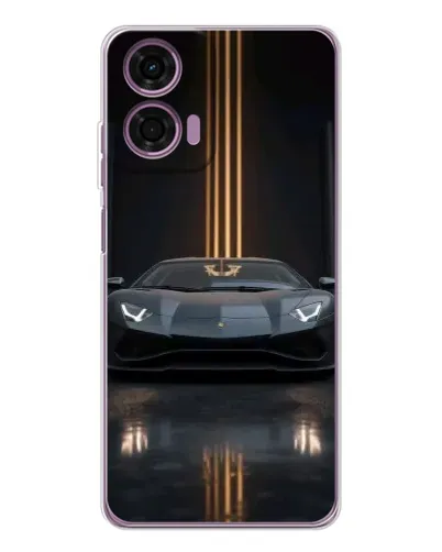 Чехол для Motorola Moto E14 с картинкой «Lamborghini золотые линии» Чехол для Motorola Moto E14 с картинкой «Lamborghini золотые линии»