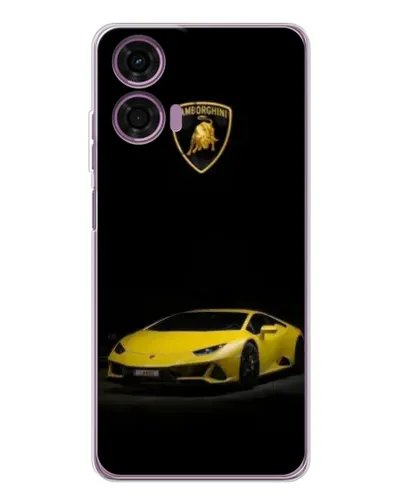 Чехол для Motorola Moto E14 с картинкой «Lamborghini желтый акцент» Чехол для Motorola Moto E14 с картинкой «Lamborghini желтый акцент»
