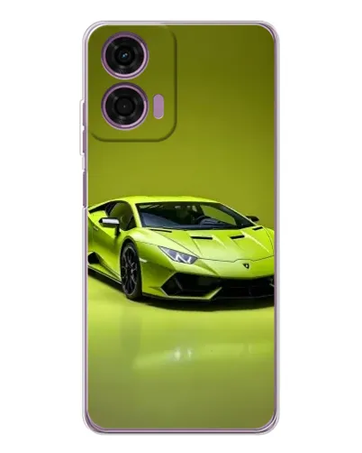 Чехол для Motorola Moto E14 с картинкой «Салатовый Lamborghini Huracan» Чехол для Motorola Moto E14 с картинкой «Салатовый Lamborghini Huracan»