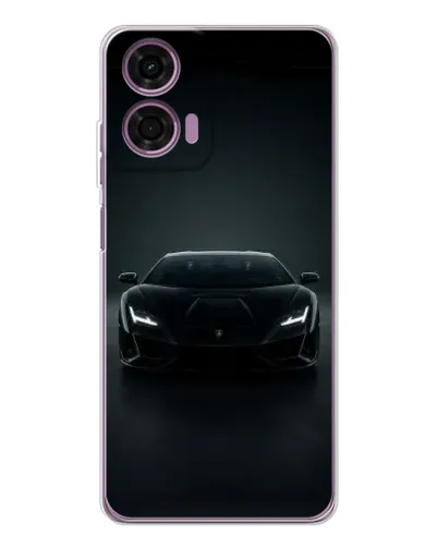 Чехол для Motorola Moto E14 с картинкой «Черный Lamborghini Aventador» Чехол для Motorola Moto E14 с картинкой «Черный Lamborghini Aventador»