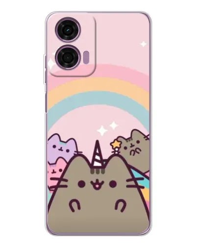 Чехол для Motorola Moto E14 с картинкой «Единорог Pusheen» Чехол для Motorola Moto E14 с картинкой «Единорог Pusheen»