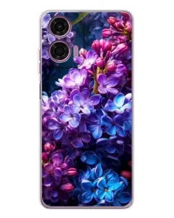 Чехол для Motorola Moto E14 с картинкой «Сиреневый цвет»