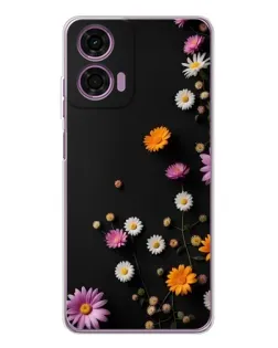 Чехол для Motorola Moto E14 с картинкой «Цветочная композиция»