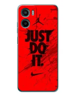 Чохол для Motorola Moto E15 з картинкою «Nike Just Do It»