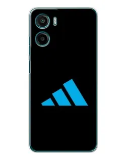 Чехол для Motorola Moto E15 с картинкой «Adidas Cyan Logo»