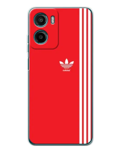 Чехол для Motorola Moto E15 с картинкой «Красный минимализм Adidas» Чехол для Motorola Moto E15 с картинкой «Красный минимализм Adidas»