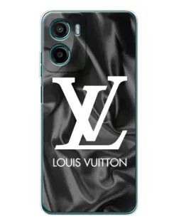 Чехол для Motorola Moto E15 с картинкой «Шелковый Louis Vuitton»