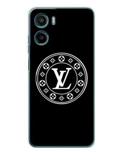 Чехол для Motorola Moto E15 с картинкой «LV — печать стиля» Чехол для Motorola Moto E15 с картинкой «LV — печать стиля»