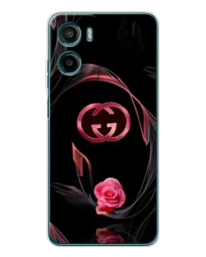 Чехол для Motorola Moto E15 с картинкой «Gucci — неоновая роза» Чехол для Motorola Moto E15 с картинкой «Gucci — неоновая роза»