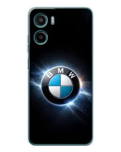 Чехол для Motorola Moto E15 с картинкой «BMW — неоновое сияние» Чехол для Motorola Moto E15 с картинкой «BMW — неоновое сияние»