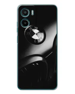 Чехол для Motorola Moto E15 с картинкой «Эмблема BMW — макро»