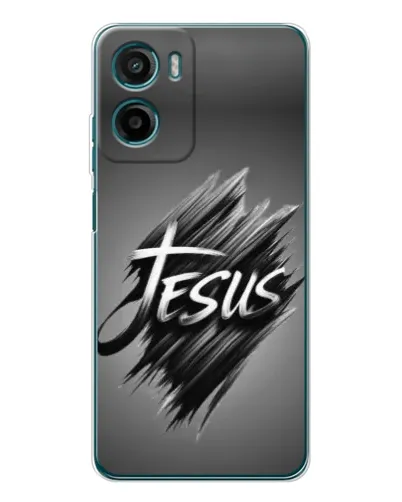 Чехол для Motorola Moto E15 с картинкой «Надпись Jesus Graffiti» Чехол для Motorola Moto E15 с картинкой «Надпись Jesus Graffiti»