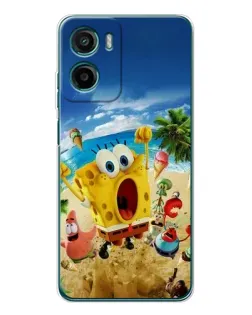 Чехол для Motorola Moto E15 с картинкой «Развлечения на пляже»