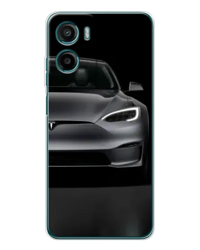 Чехол для Motorola Moto E15 с картинкой «Tesla Model S Look» Чехол для Motorola Moto E15 с картинкой «Tesla Model S Look»