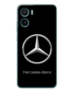 Чехол для Motorola Moto E15 с картинкой «Mercedes Silver Logo»