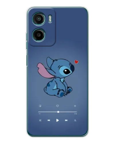 Чехол для Motorola Moto E15 с картинкой «Музыкальный Stitch»