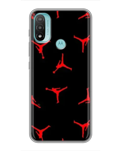 Чехол для Motorola MOTO E20 с картинкой «Jordan Red Pattern» Чехол для Motorola MOTO E20 с картинкой «Jordan Red Pattern»