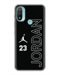 Чехол для Motorola MOTO E20 с картинкой «Jordan Vertical»