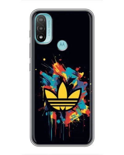 Чехол для Motorola MOTO E20 с картинкой «Adidas Splash»