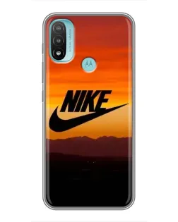 Чехол для Motorola MOTO E20 с картинкой «Nike — вечерний горизонт»
