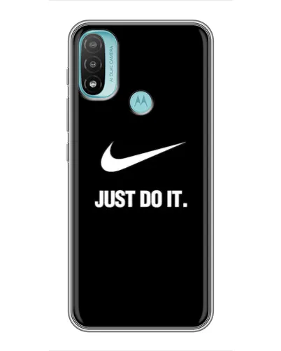 Чехол для Motorola MOTO E20 с картинкой «Классический принт Nike»