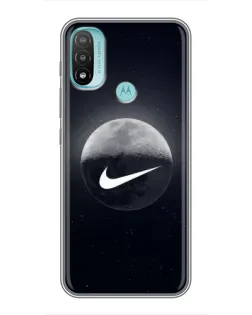 Чехол для Motorola MOTO E20 с картинкой «Nike в стиле граффити»