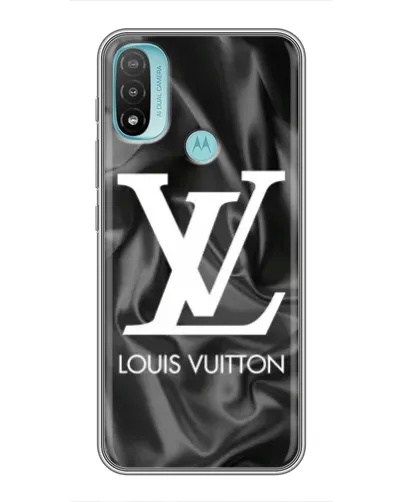 Чехол для Motorola MOTO E20 с картинкой «Шелковый Louis Vuitton»
