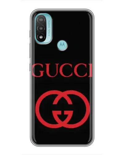 Чехол для Motorola MOTO E20 с картинкой «Gucci — красный логотип» Чехол для Motorola MOTO E20 с картинкой «Gucci — красный логотип»