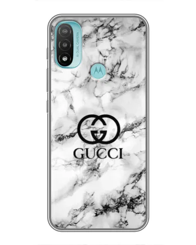 Чехол для Motorola MOTO E20 с картинкой «Gucci — мраморный шик» Чехол для Motorola MOTO E20 с картинкой «Gucci — мраморный шик»