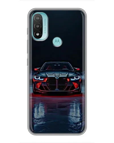 Чехол для Motorola MOTO E20 с картинкой «BMW на мокрой дороге» Чехол для Motorola MOTO E20 с картинкой «BMW на мокрой дороге»