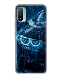 Чехол для Motorola MOTO E20 с картинкой «BMW под дождем»