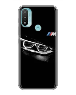 Чехол для Motorola MOTO E20 с картинкой «BMW — взгляд тигра»