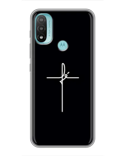 Чехол для Motorola MOTO E20 с картинкой «Тонкий крест» Чехол для Motorola MOTO E20 с картинкой «Тонкий крест»