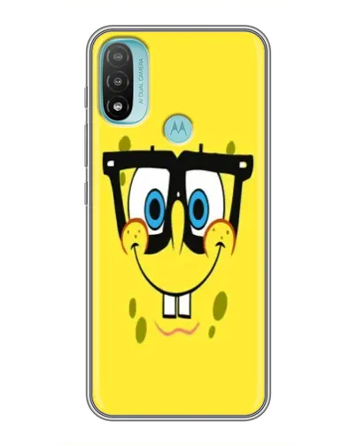 Чохол для Motorola MOTO E20 з картинкою «Мінімалістичний Спанч Боб» Чохол для Motorola MOTO E20 з картинкою «Мінімалістичний Спанч Боб»